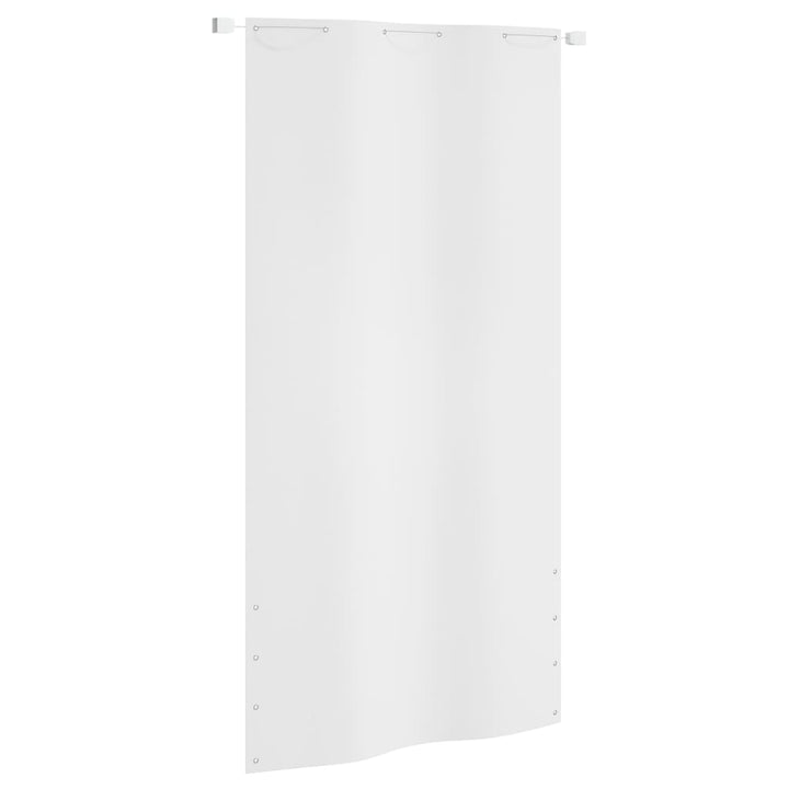 Balkonscherm 120x240 cm oxford stof wit