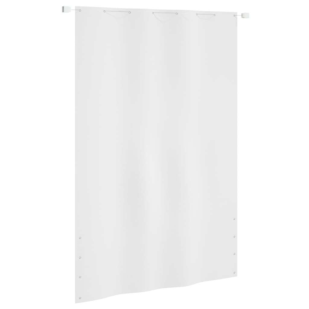 Balkonscherm 160x240 cm oxford stof wit