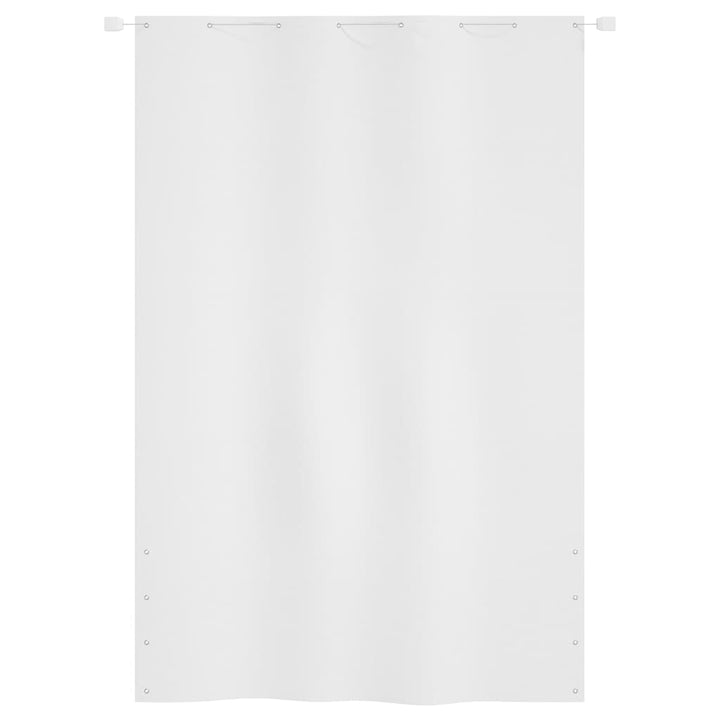 Balkonscherm 160x240 cm oxford stof wit