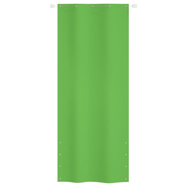 Balkonscherm 100x240 cm oxford stof lichtgroen