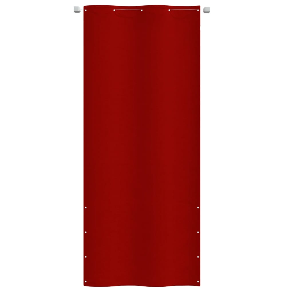 Balkonscherm 100x240 cm oxford stof rood