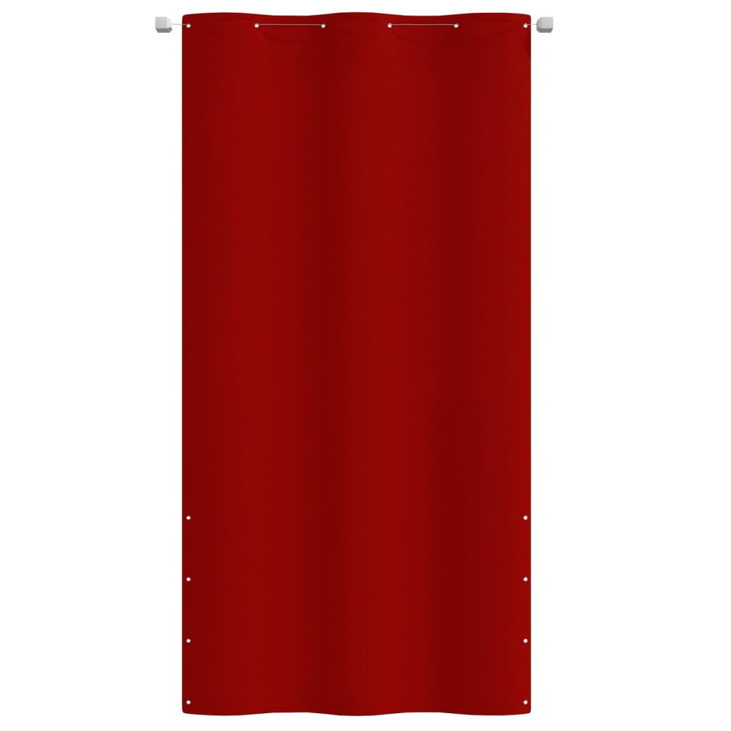 Balkonscherm 120x240 cm oxford stof rood
