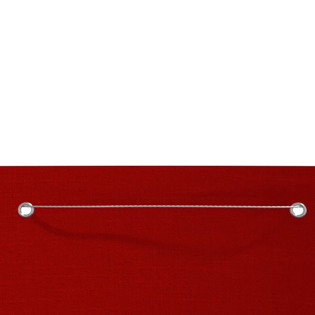 Balkonscherm 140x240 cm oxford stof rood