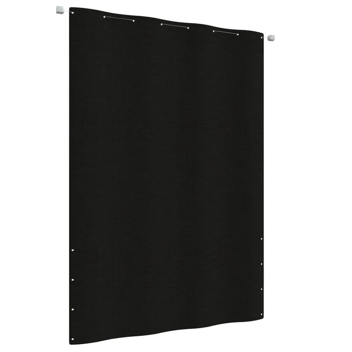 Balkonscherm 160x240 cm oxford stof zwart