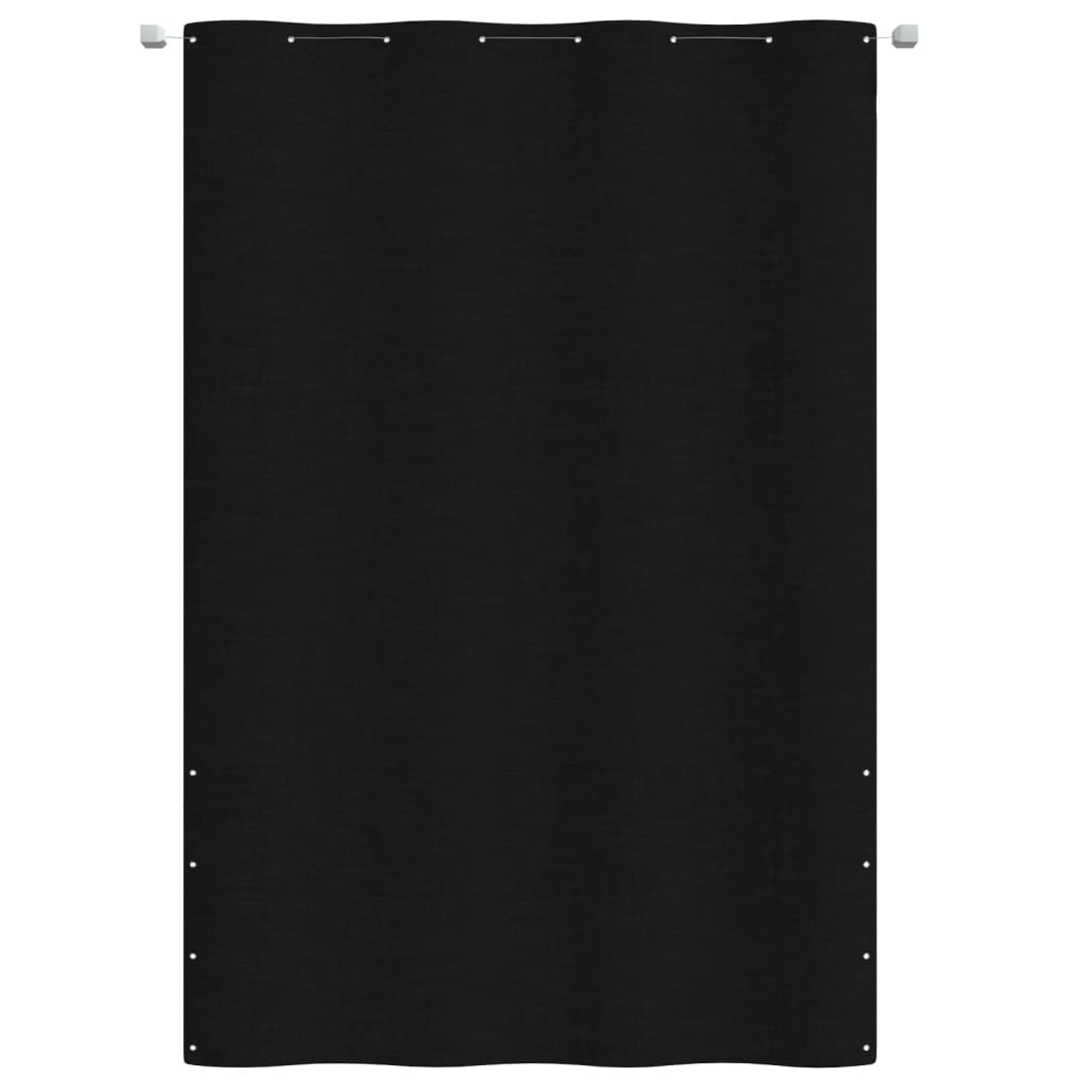 Balkonscherm 160x240 cm oxford stof zwart