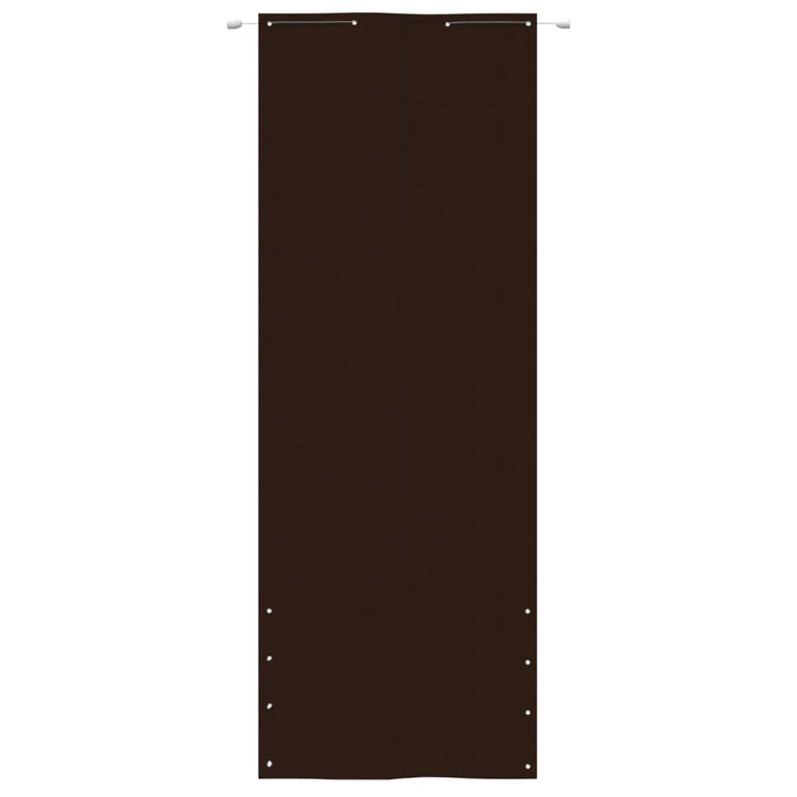 Balkonscherm 80x240 cm oxford stof bruin