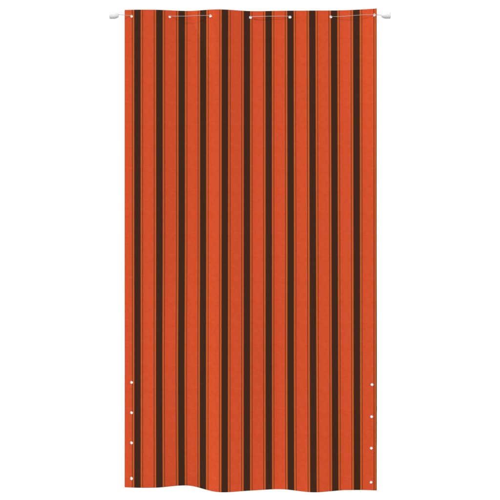 Balkonscherm 140x240 cm oxford stof oranje en bruin