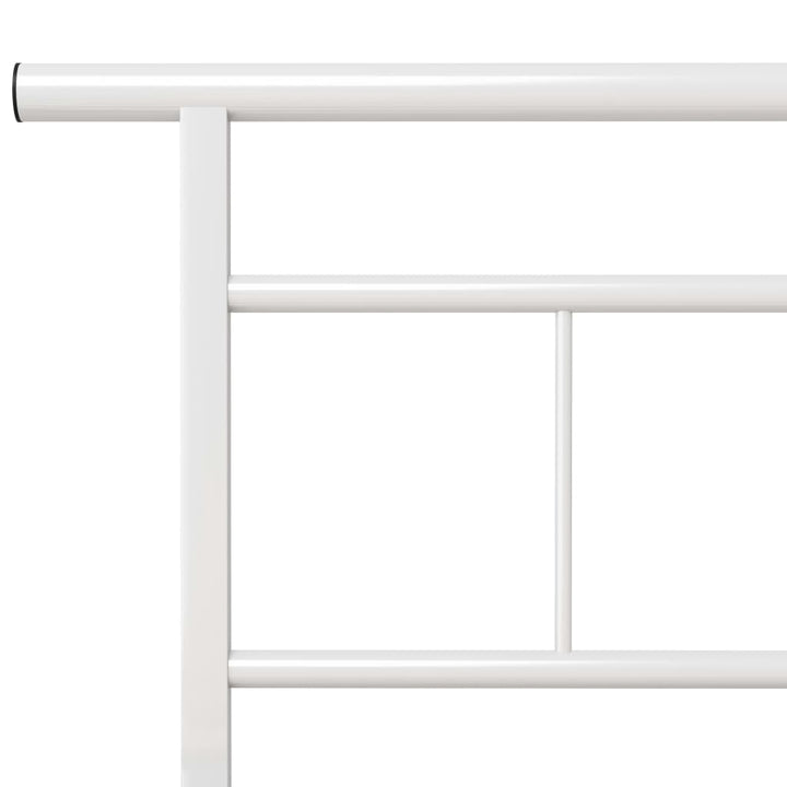 Bedframe metaal wit 100x200 cm