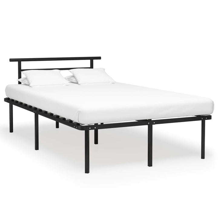 Bedframe metaal zwart 120x200 cm