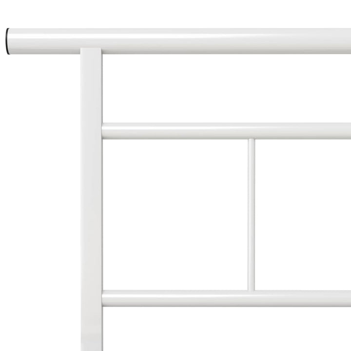 Bedframe metaal wit 120x200 cm