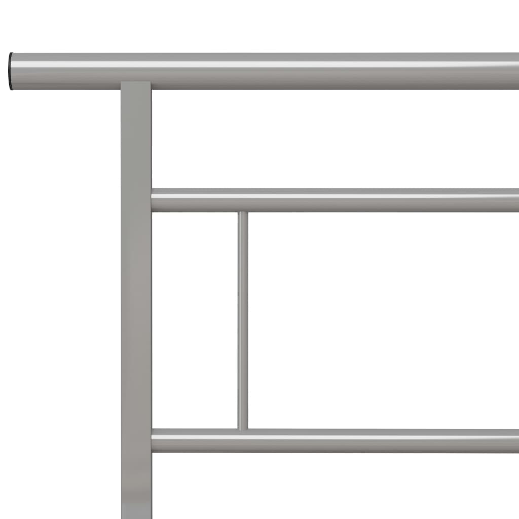 Bedframe metaal grijs 160x200 cm