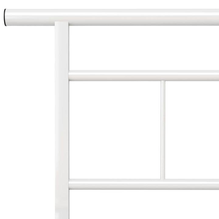 Bedframe metaal wit 180x200 cm