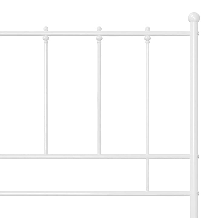 Bedframe metaal wit 180x200 cm