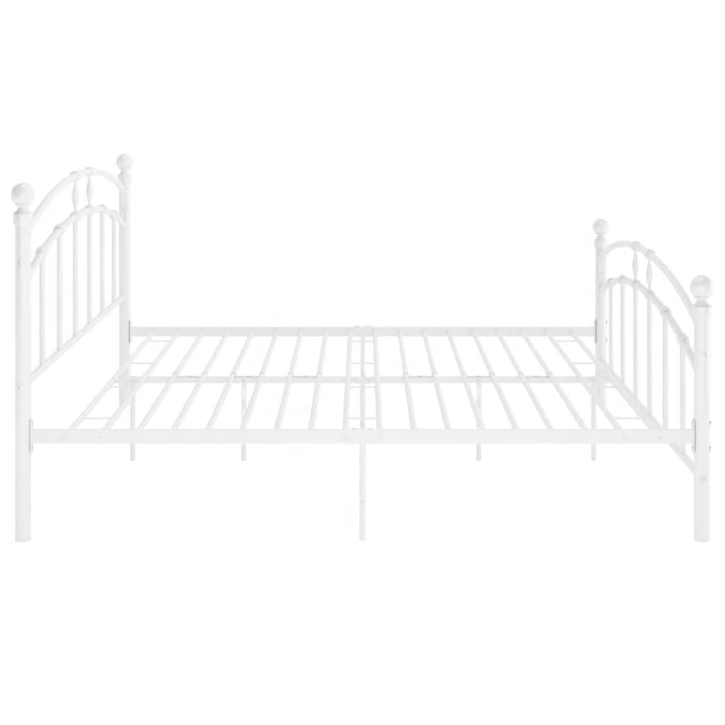 Bedframe metaal wit 180x200 cm