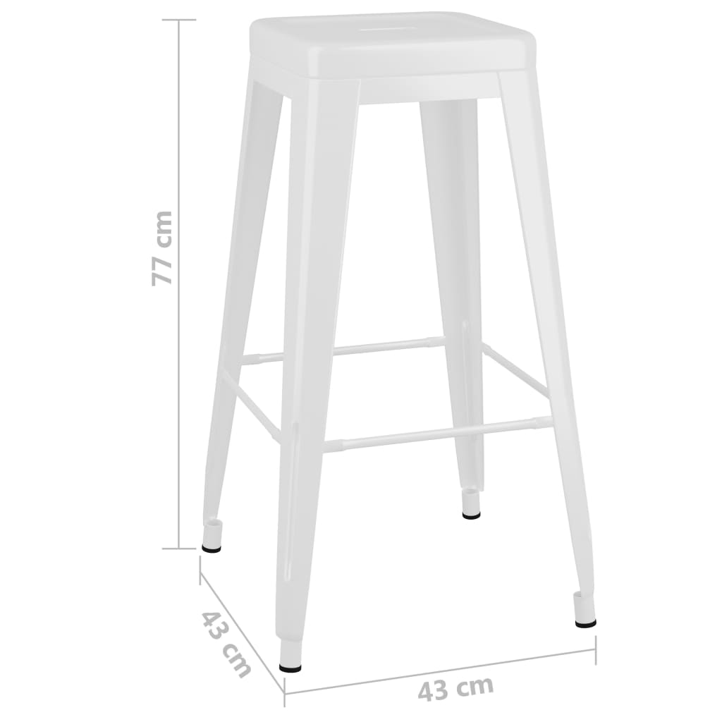 5-delige Barset wit