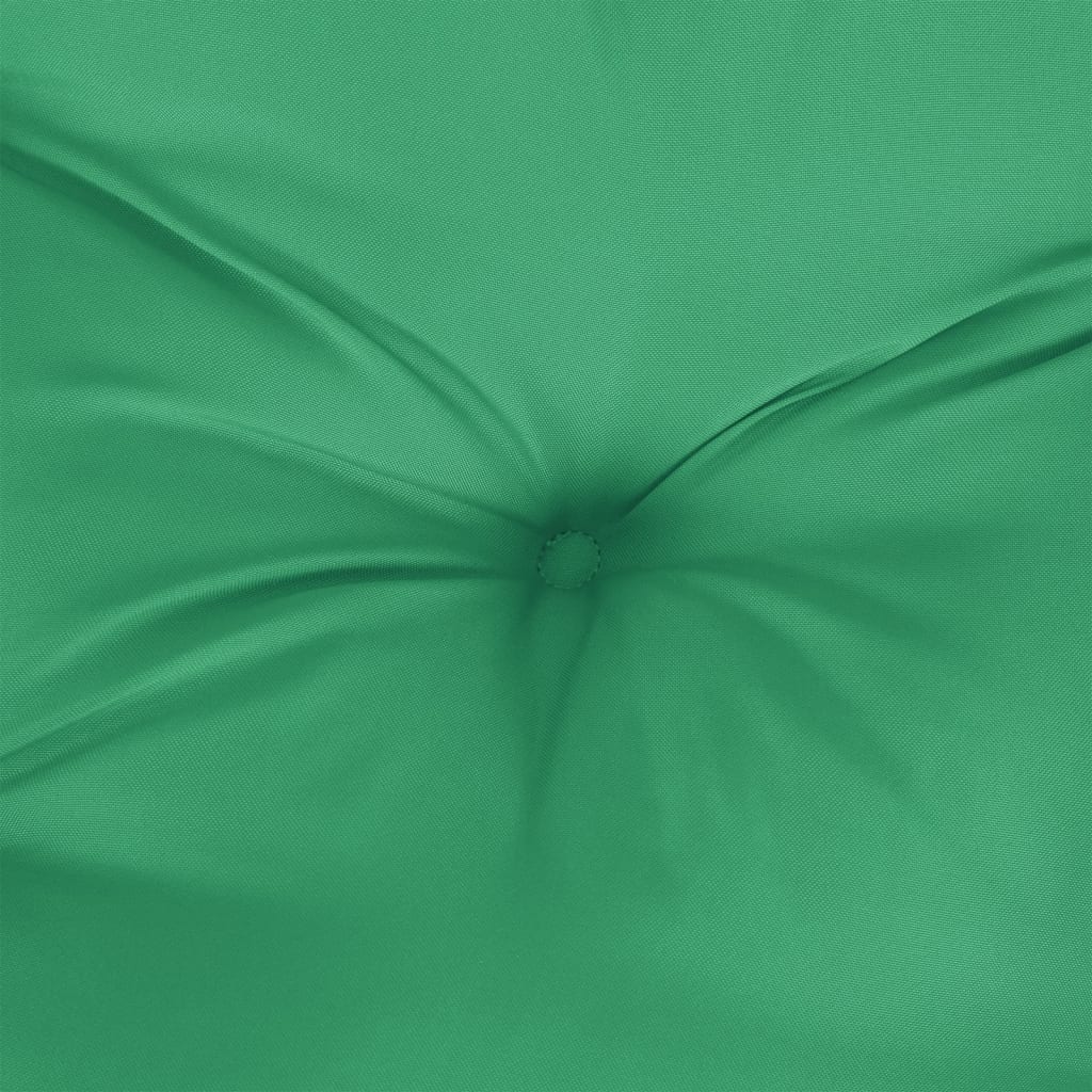 Stoelkussens 6 st 50x50x7 cm stof groen