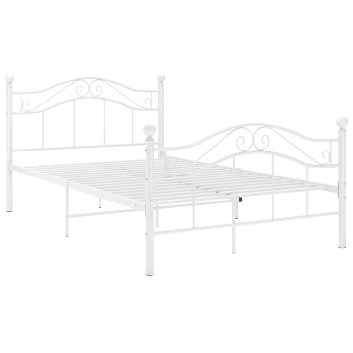 Bedframe metaal wit 120x200 cm