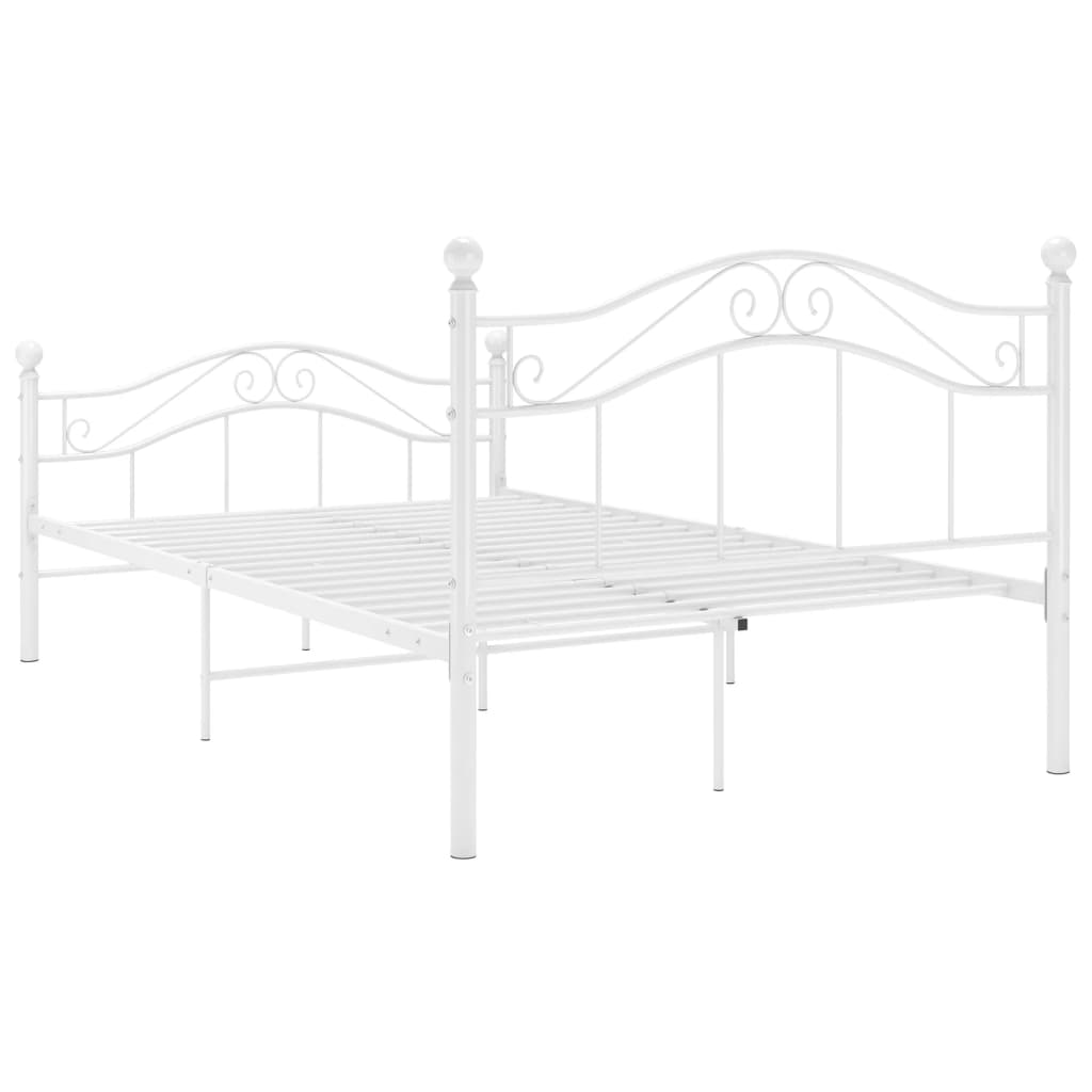 Bedframe metaal wit 120x200 cm