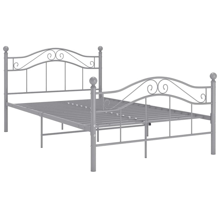 Bedframe metaal grijs 120x200 cm