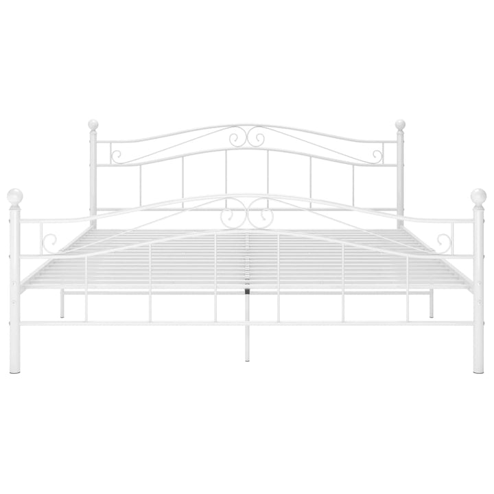 Bedframe metaal wit 180x200 cm