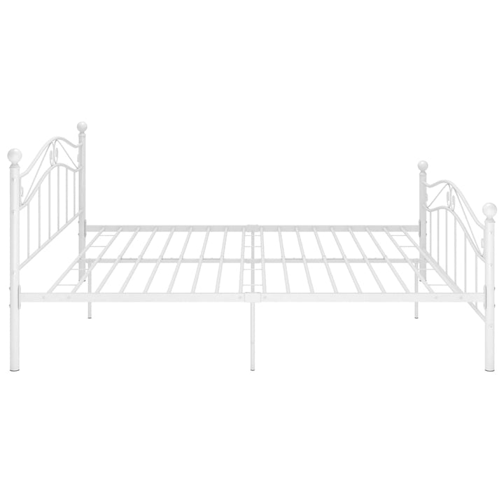 Bedframe metaal wit 180x200 cm