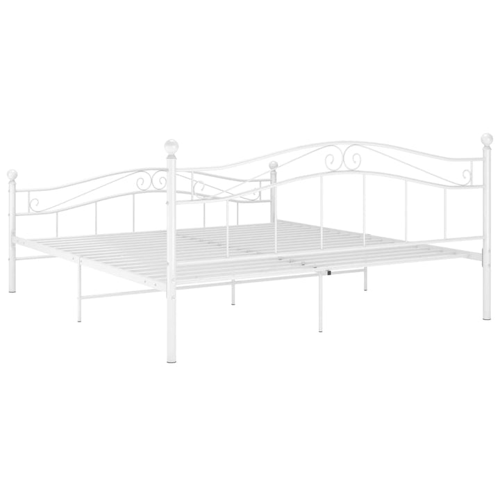 Bedframe metaal wit 180x200 cm