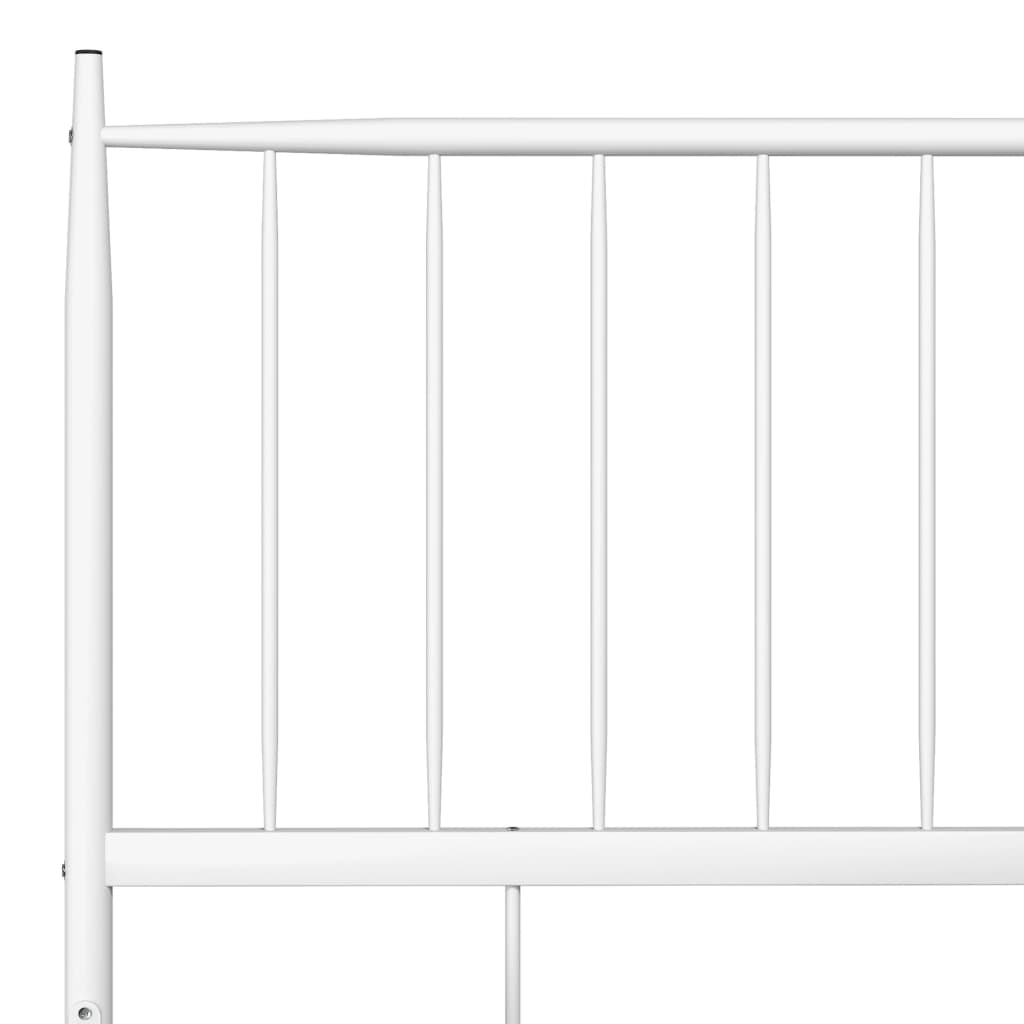 Bedframe metaal wit 120x200 cm