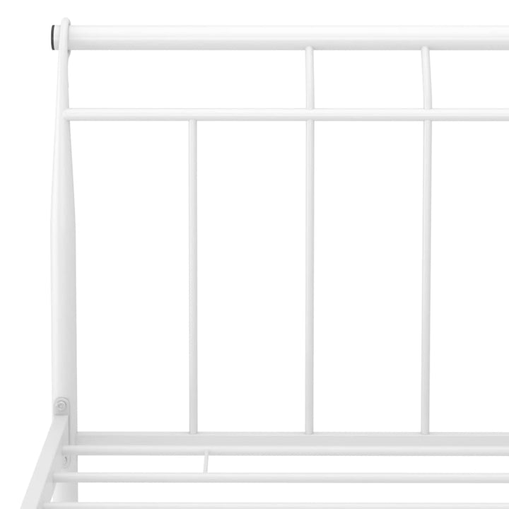 Bedframe metaal wit 90x200 cm