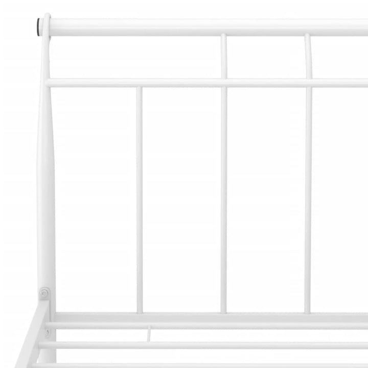 Bedframe metaal wit 100x200 cm