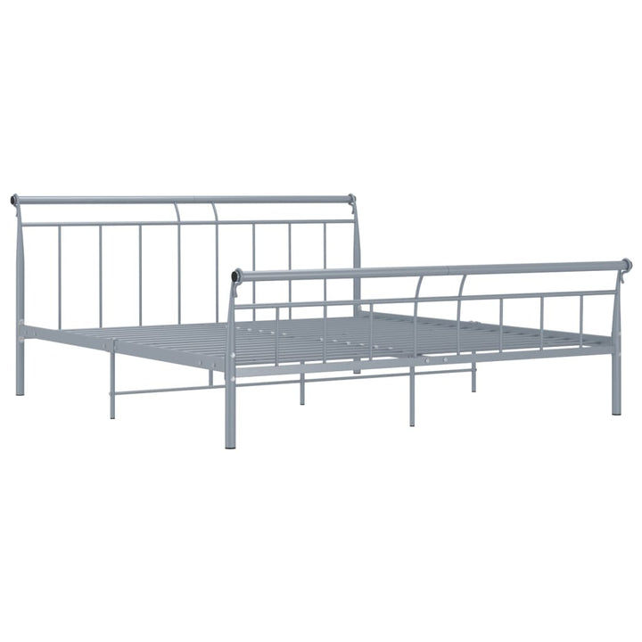 Bedframe metaal grijs 180x200 cm