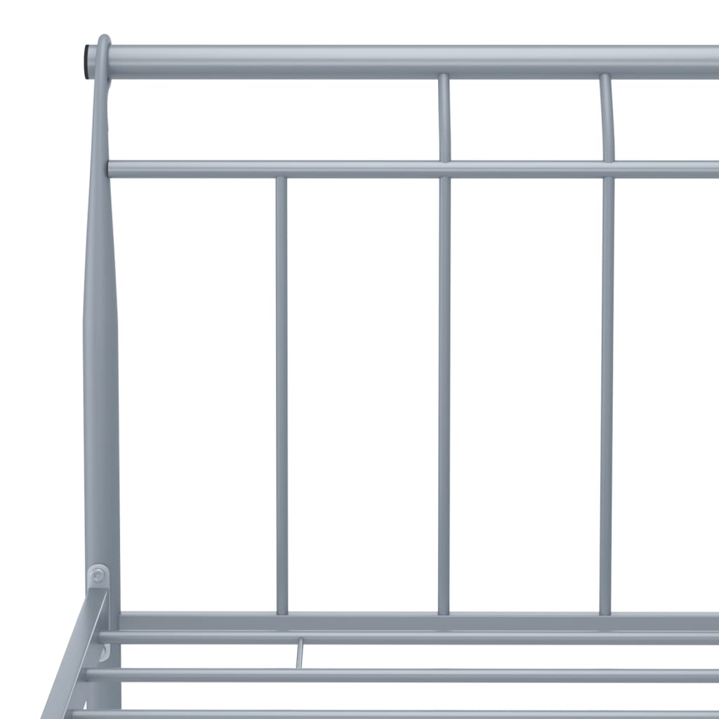 Bedframe metaal grijs 180x200 cm