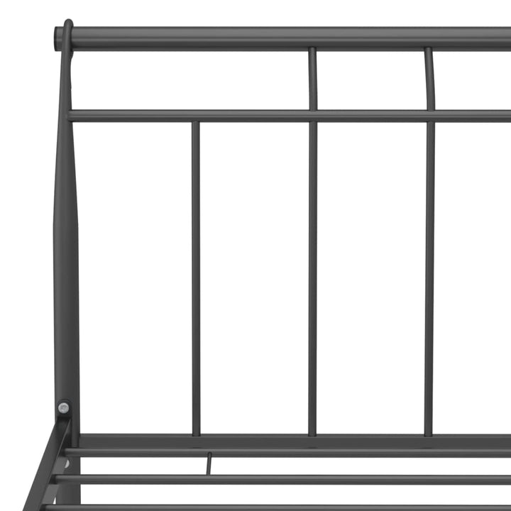 Bedframe metaal zwart 200x200 cm