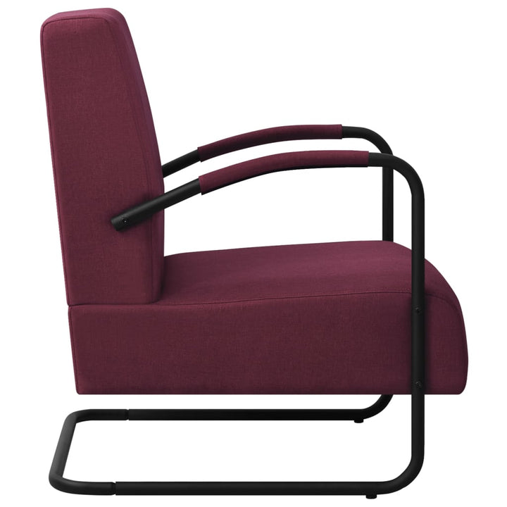 Fauteuil stof paars
