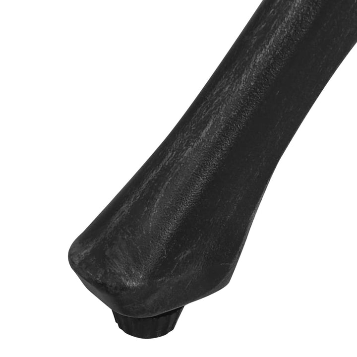 Tuintafel 90x90x73 cm gietaluminium zwart