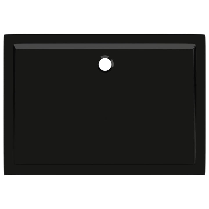 Douchebak rechthoekig 70x100 cm ABS zwart