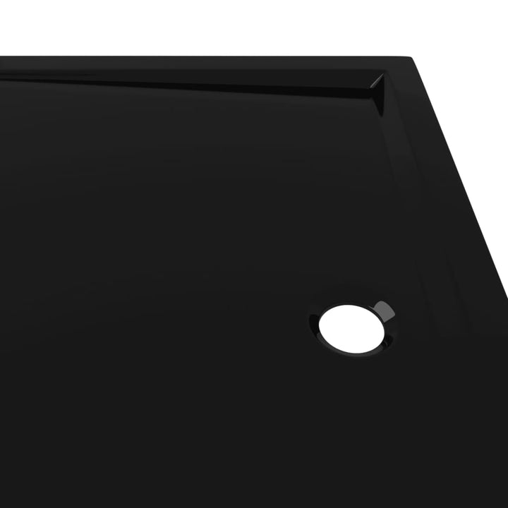 Douchebak rechthoekig 70x100 cm ABS zwart