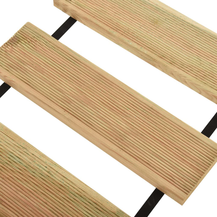 Tuinpad oprolbaar 35x300 cm geïmpregneerd grenenhout