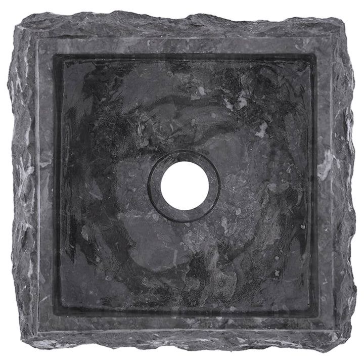 Gootsteen 30x30x13 cm marmer grijs