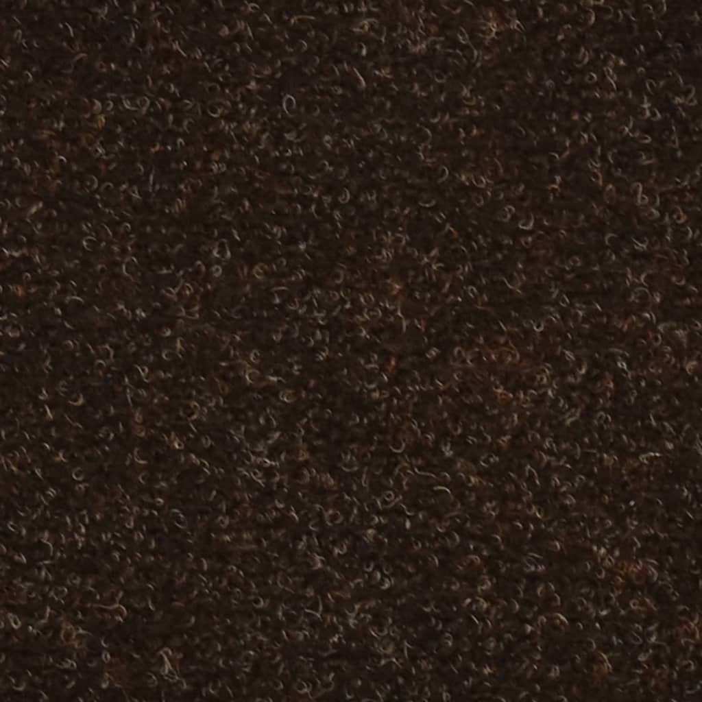 Trapmatten zelfklevend 5 st 56x17x3 cm naaldvilt bruin