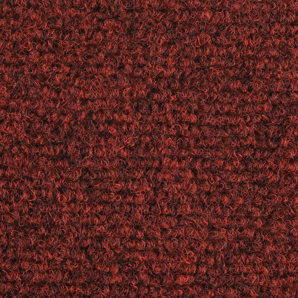 Trapmatten zelfklevend 5 st 65x21x4 cm naaldvilt rood