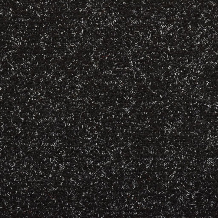 Trapmatten 10 st 65x25 cm naaldvilt zwart