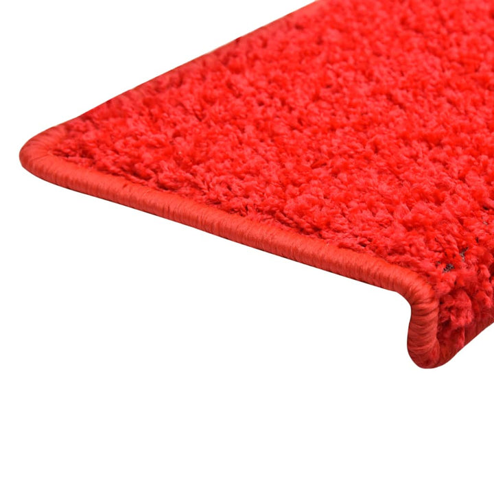 Trapmatten 10 st 65x25 cm rood