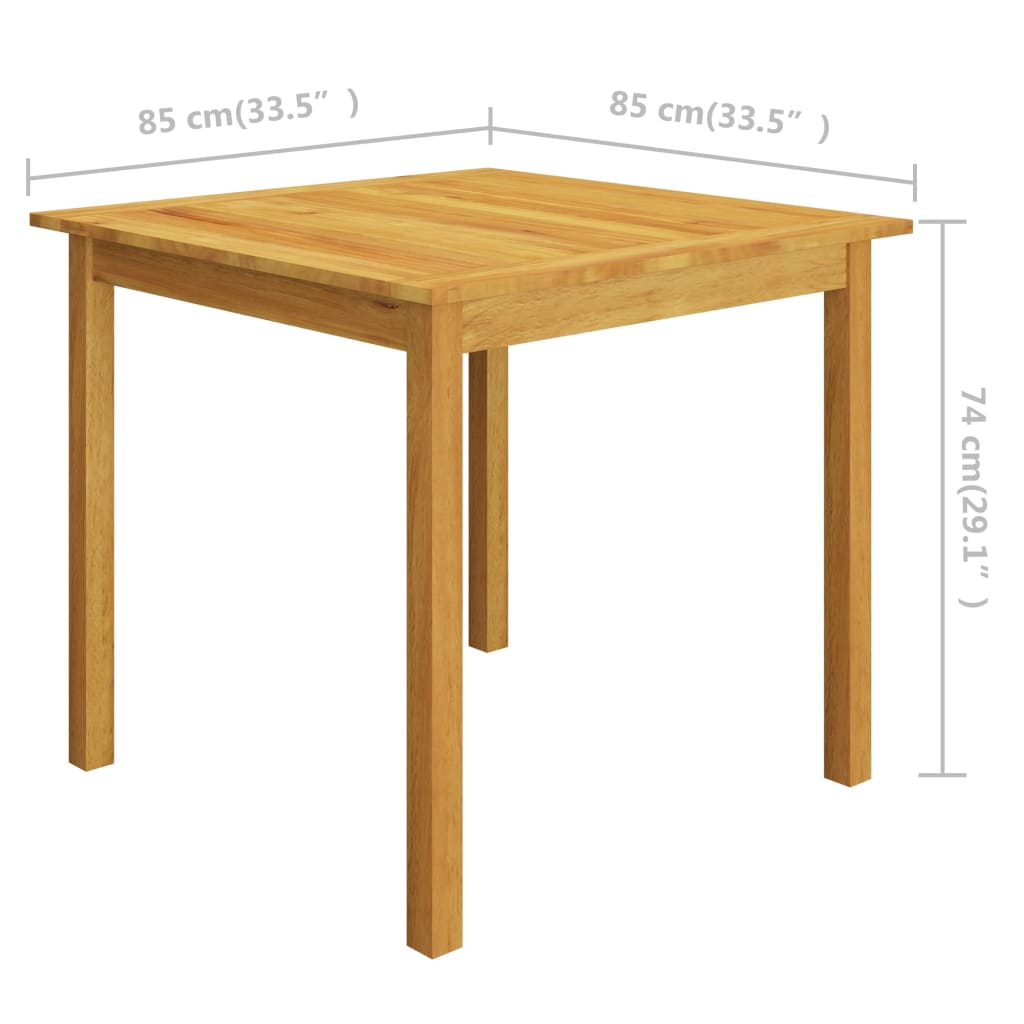 3-delige Tuinset donkergrijs