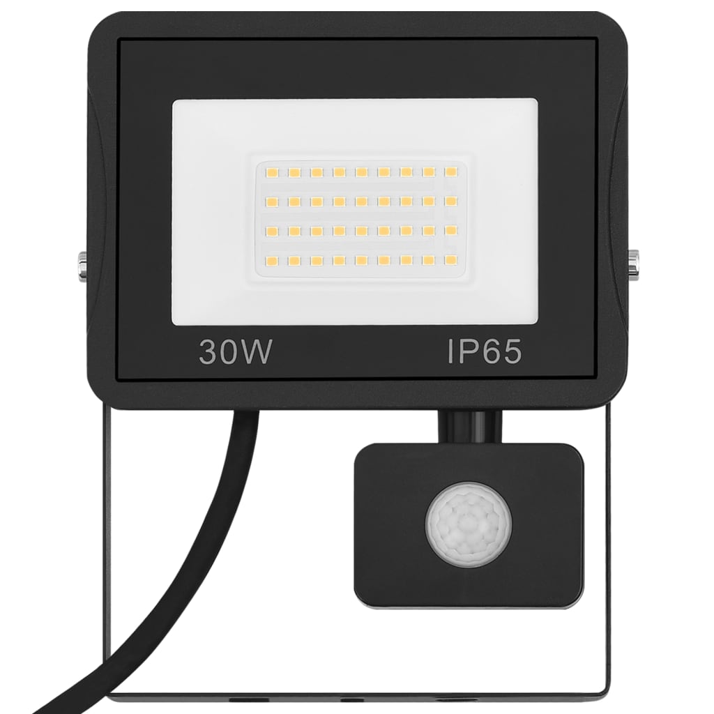 Spotlight met sensor LED 30 W warmwit