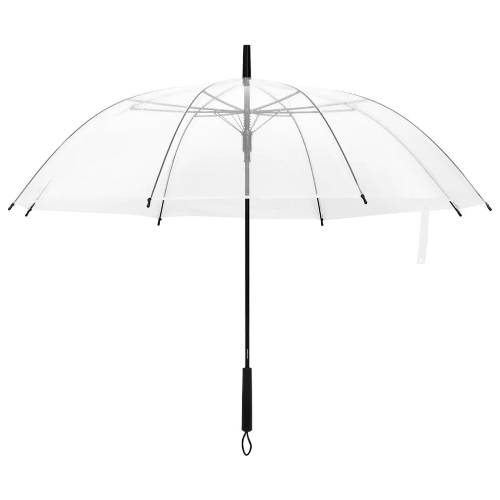 Paraplu 107 cm transparant