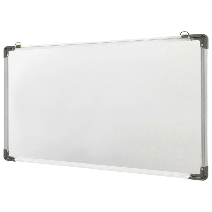 Whiteboard magnetisch 110x60 cm staal wit