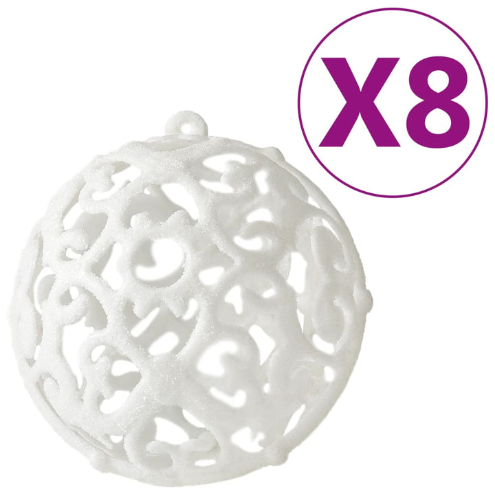 100-delige Kerstballenset wit