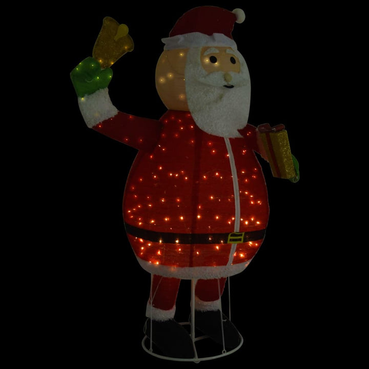 Kerstman decoratief LED 180 cm luxe stof