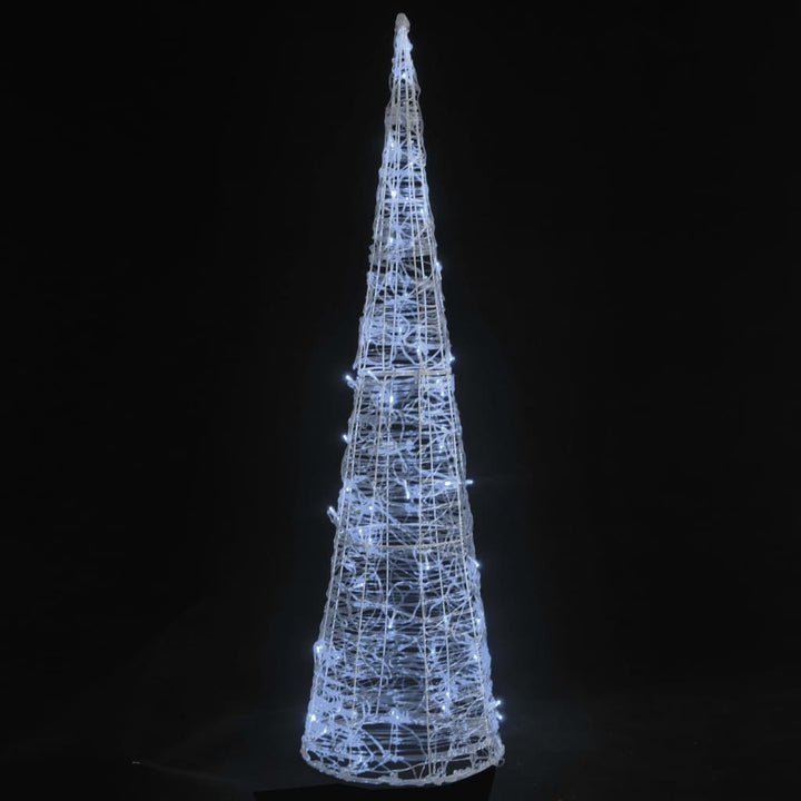 Lichtkegel decoratief LED koudwit 120 cm acryl