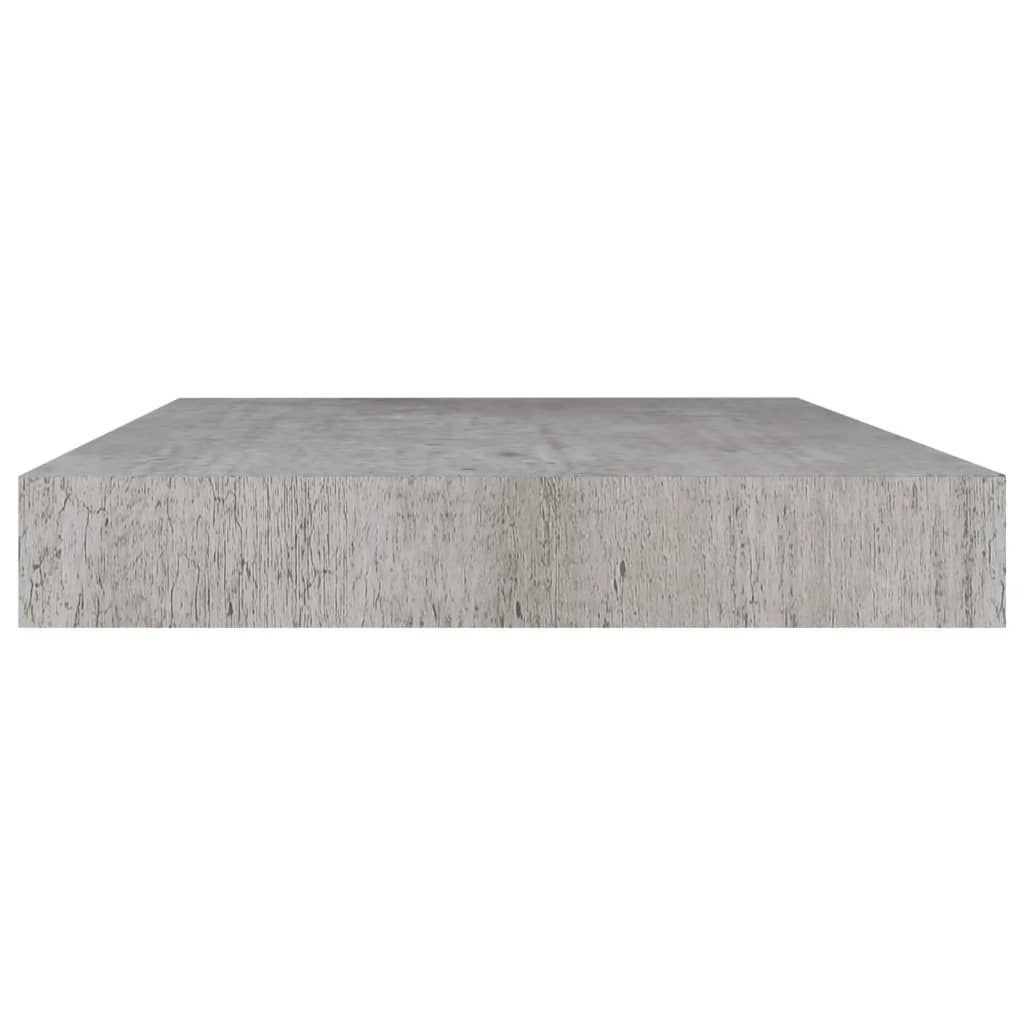 Wandschap zwevend 40x23x3,8 cm MDF betongrijs